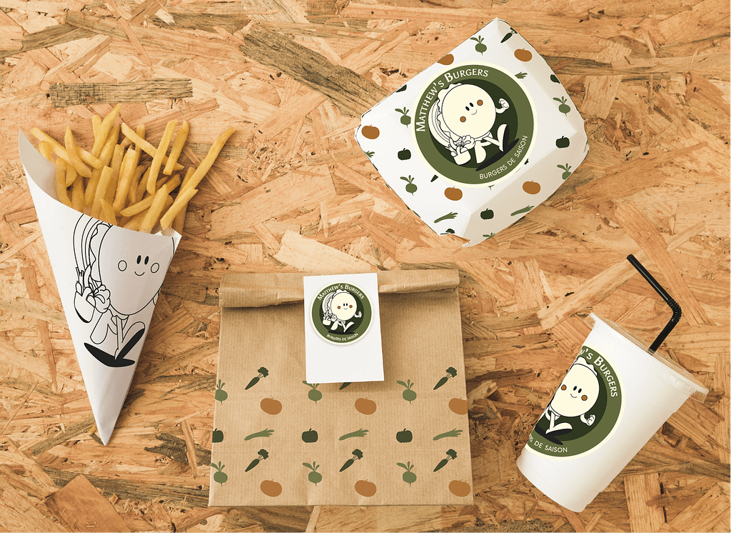 packaging burger