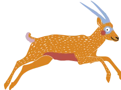 illustration gazelle