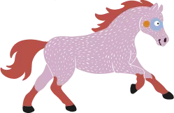 illustration cheval