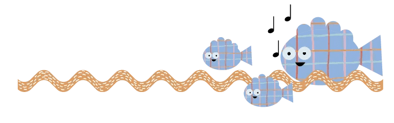 illustration poissons formation musicale