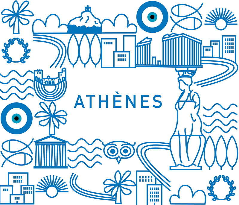 identité visuelle Athènes